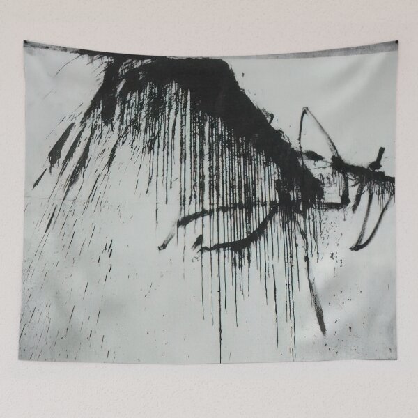 Item preview, Night In The Hotel Abstract In Black And White By Salvador Dali designed and sold by diegocastilo.