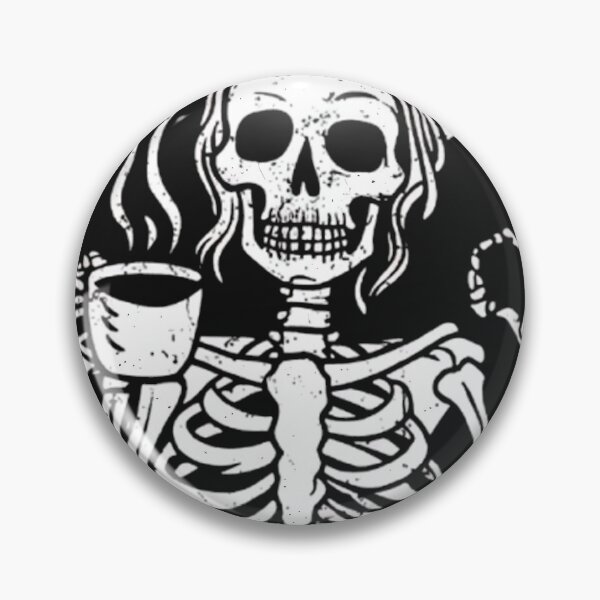 Artikelvorschau, Skelett-Kaffee-Shirt – Lustiges Never Better Halloween-Grafik-T-Shirt entworfen und verkauft von Rassrus.