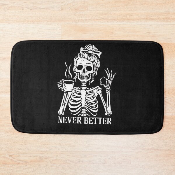 Item preview, Skeleton Coffee Shirt – Funny Never Better Halloween Graphic Tee designed and sold by Rassrus.