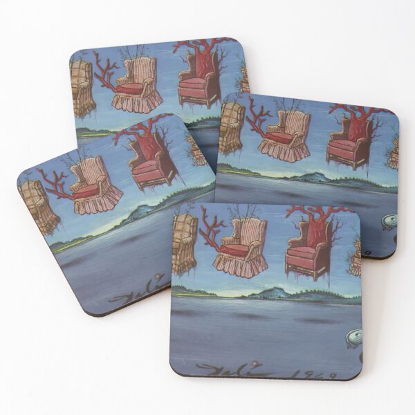 Item preview, Four Armchairs In The Sky By Salvador Dali designed and sold by diegocastilo.