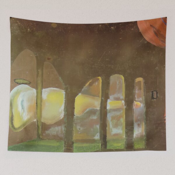 Item preview, Great Tapeworm Masturbator Appears Behind Arcades By Salvador Dali designed and sold by diegocastilo.