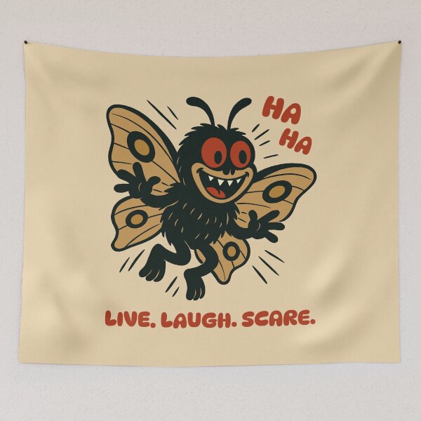 Item preview, Live. Laugh. Scare. designed and sold by Ghost on Toast.