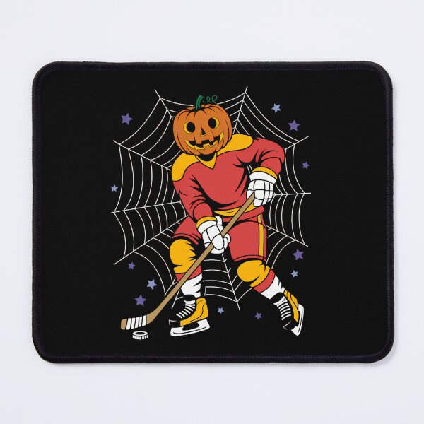 Item preview, Halloween Pumpkin Scary Ice Hockey Sport designed and sold by JonBarnes22.