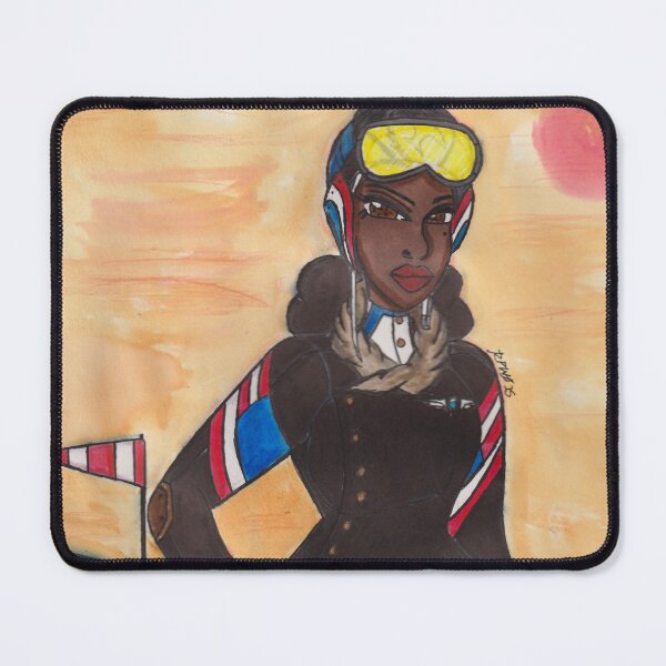 Item preview, Aviator Woman with Vintage Airplane designed and sold by Ronald Woods.