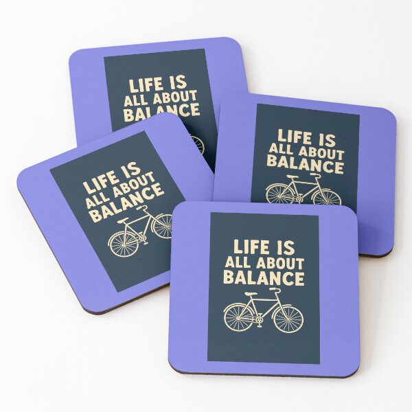 Item preview, Life is about balance  designed and sold by Broken Antler Designs .