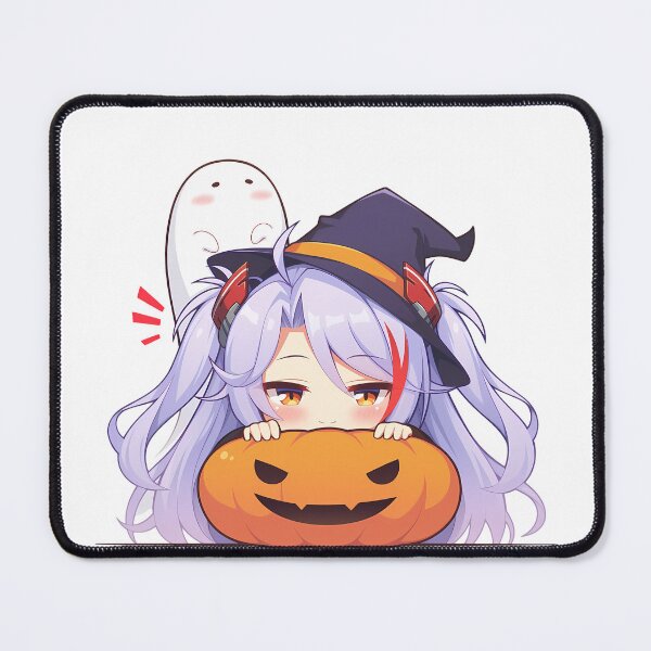Item preview, Prinz Eugen Azur Lane Halloween Chibi Anime Girl Pumpkin Witch Ghost Cute designed and sold by HumbertoValveno.