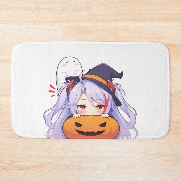 Item preview, Prinz Eugen Azur Lane Halloween Chibi Anime Girl Pumpkin Witch Ghost Cute designed and sold by HumbertoValveno.