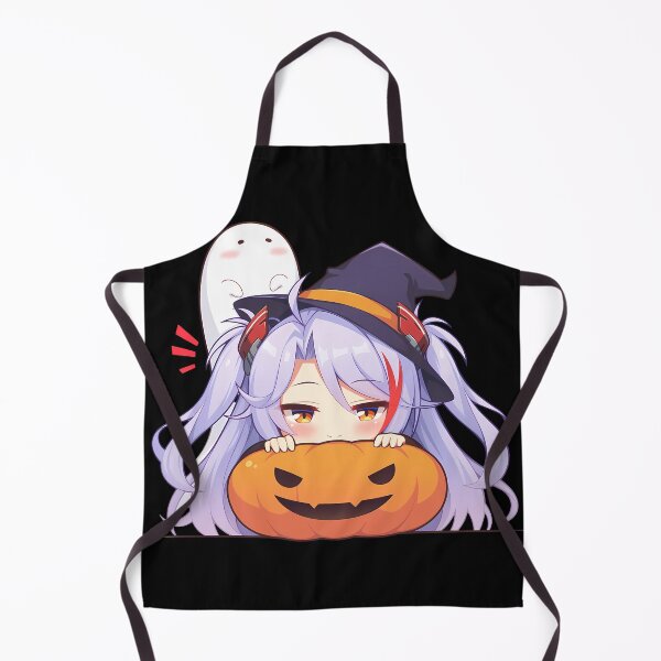 Item preview, Prinz Eugen Azur Lane Halloween Chibi Anime Girl Pumpkin Witch Ghost Cute designed and sold by HumbertoValveno.