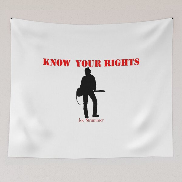 Item preview, Joe Strummer Know Your Rights designed and sold by Ahmadittel.