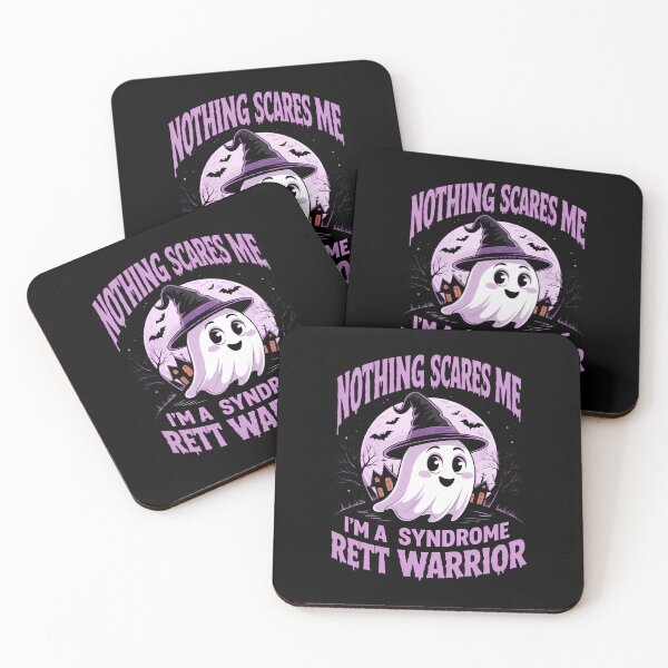 Item preview, Halloween Rett Syndrome Nothing Scares Me Boo Purple Ribbon designed and sold by JulienAureo.