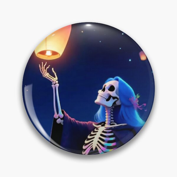 Item preview, SkellyGurl with Paper Lanterns designed and sold by Chenoaccr90.