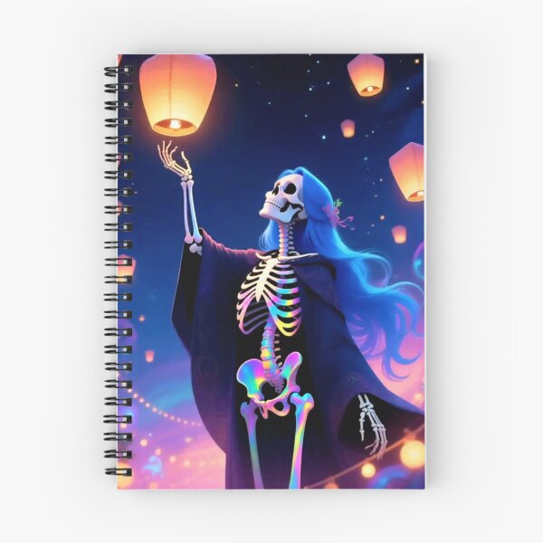 Item preview, SkellyGurl with Paper Lanterns designed and sold by Chenoaccr90.