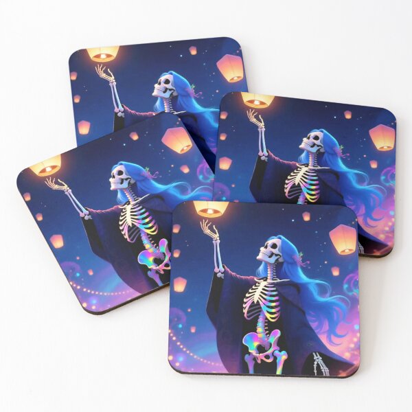 Item preview, SkellyGurl with Paper Lanterns designed and sold by Chenoaccr90.