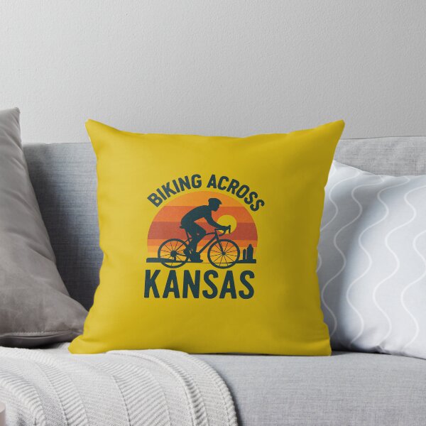 Item preview, Biking across Kansas  designed and sold by Broken Antler Designs .