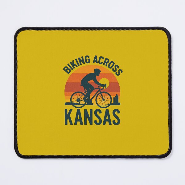 Item preview, Biking across Kansas designed and sold by Broken Antler Designs .