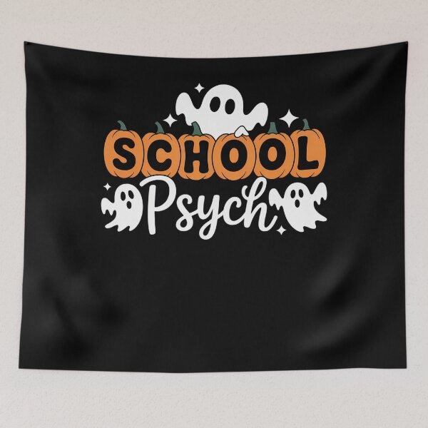 Item preview, Halloween School Psych Pumpkin Ghost Boo Crew Spooky Season designed and sold by JulienAureo.