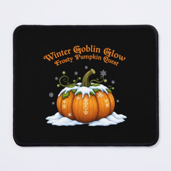 Item preview, Winter Goblin Glow Sticker - Frosty Goblincore Pumpkin designed and sold by Dazzle-Sizzle.
