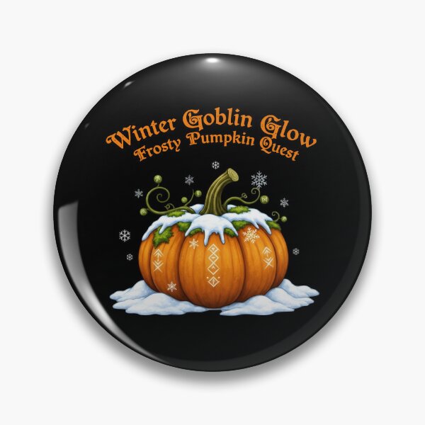 Item preview, Winter Goblin Glow Sticker - Frosty Goblincore Pumpkin designed and sold by Dazzle-Sizzle.