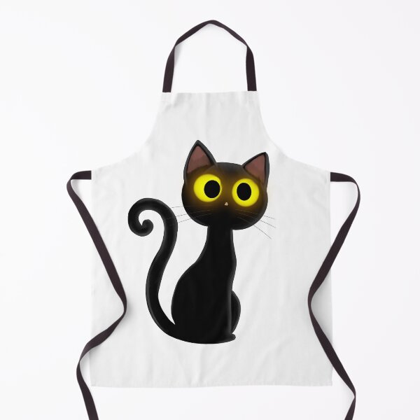 Item preview, Black cat with glowing eyes designed and sold by safehaevyn22.