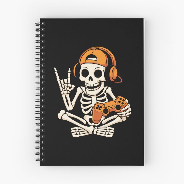 Item preview, Halloween Skeleton Gamer Video Gaming Teenage Boy Grandson designed and sold by JulienAureo.