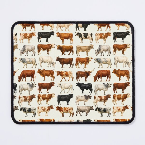 Item preview, Cattle Breeds Retro Farm Illustration Chart designed and sold by kakarikihill.