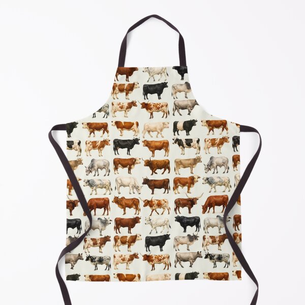 Item preview, Cattle Breeds Retro Farm Illustration Chart designed and sold by kakarikihill.