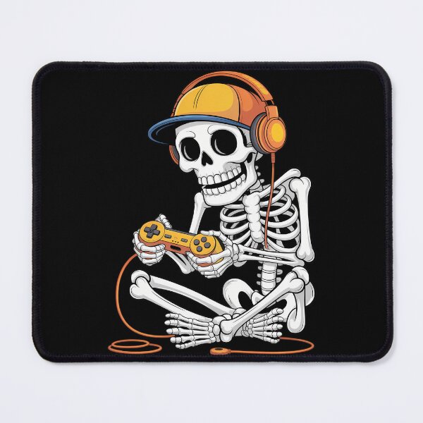 Item preview, Halloween Skeleton Gamer Video Gaming designed and sold by JulienAureo.