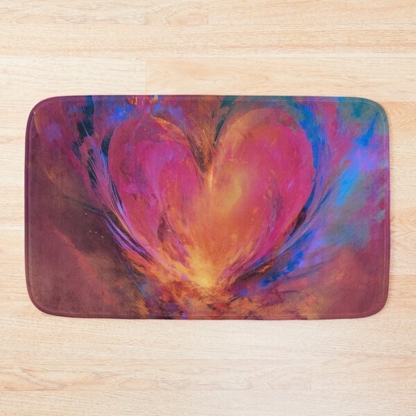 Item preview, Fiery Abstract Heart Explosion Art designed and sold by bAIryBarn.