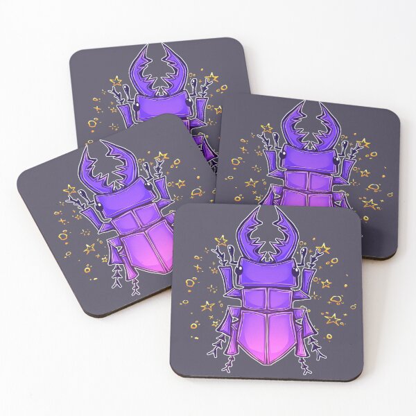 Item preview, Purple Stag Beetle designed and sold by Sour Bug.