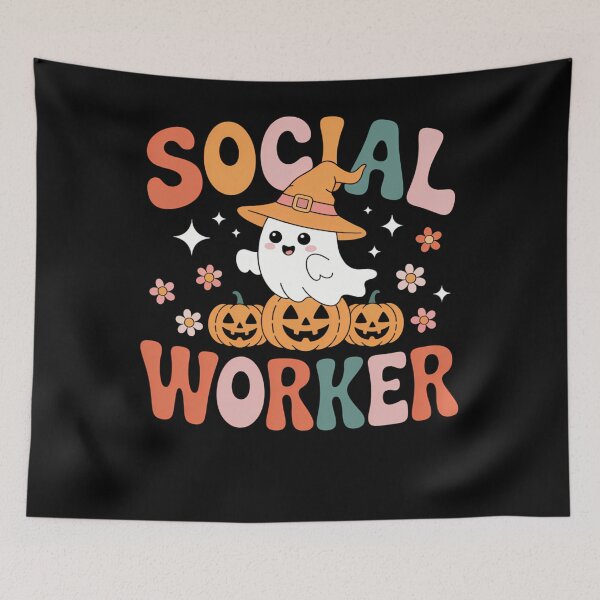 Item preview, Halloween Social Worker School Social Worker Spooky Season designed and sold by JulienAureo.