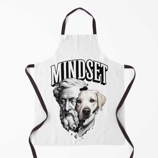 Item preview, Mindset Dog & Philosopher Bust – Surreal Statue Cracked Face Design designed and sold by Pet Lovers Market.