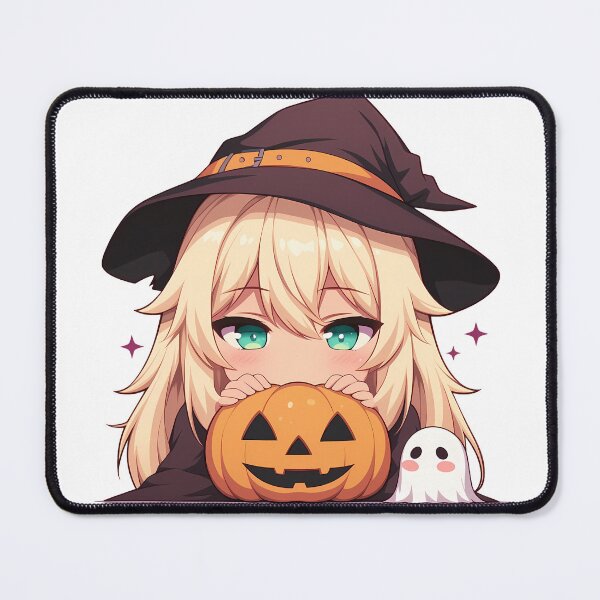 Item preview, Mikaela Hyakuya Seraph Of The End Halloween Chibi Anime Boy Pumpkin Witch Cute designed and sold by HumbertoValveno.
