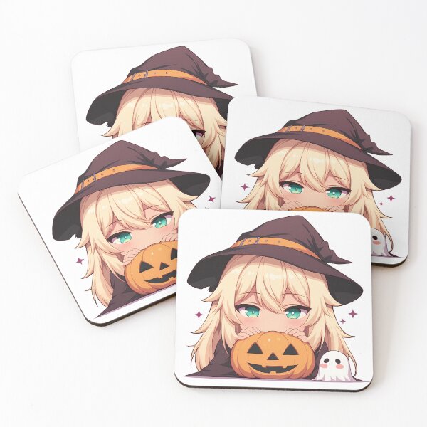 Item preview, Mikaela Hyakuya Seraph Of The End Halloween Chibi Anime Boy Pumpkin Witch Cute designed and sold by HumbertoValveno.