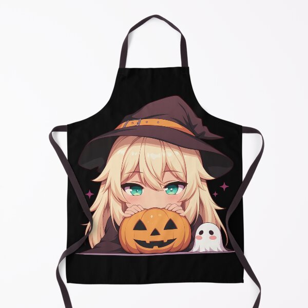 Item preview, Mikaela Hyakuya Seraph Of The End Halloween Chibi Anime Boy Pumpkin Witch Cute designed and sold by HumbertoValveno.