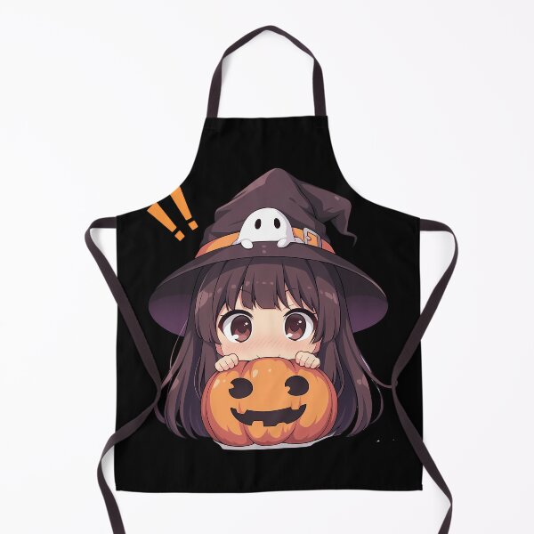 Item preview, Saten Ruiko Certain Scientific Halloween Chibi Witch Girl Pumpkin Brown Hair Sparkling Eyes Cute Anime Girl designed and sold by HumbertoValveno.