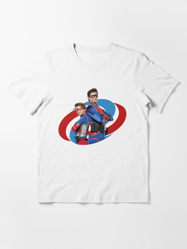 Alfabeto proteccion Organo Camiseta «Capitán Man y Kid Danger» de Linneke | Redbubble