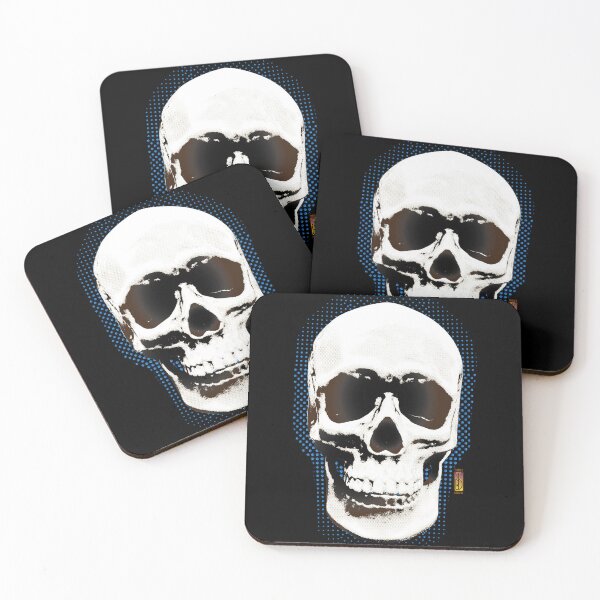 Item preview, Scary Halftones Skull  designed and sold by TyBrockDesigns.