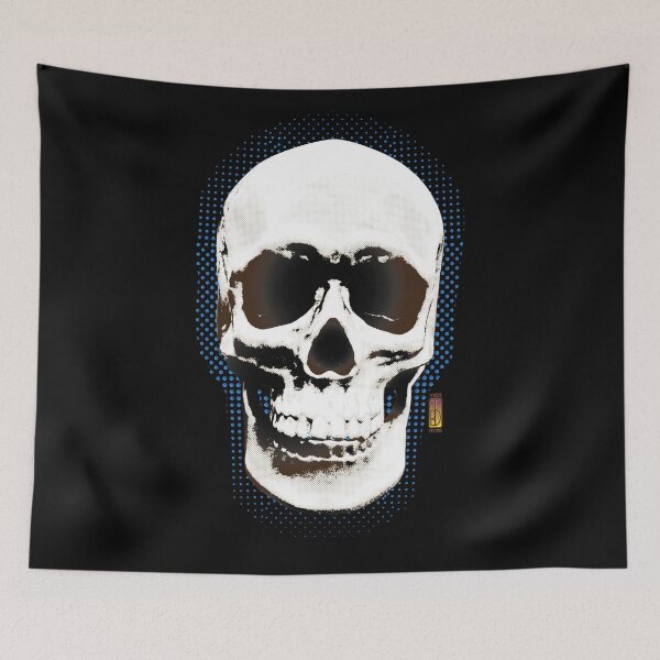 Item preview, Scary Halftones Skull  designed and sold by TyBrockDesigns.