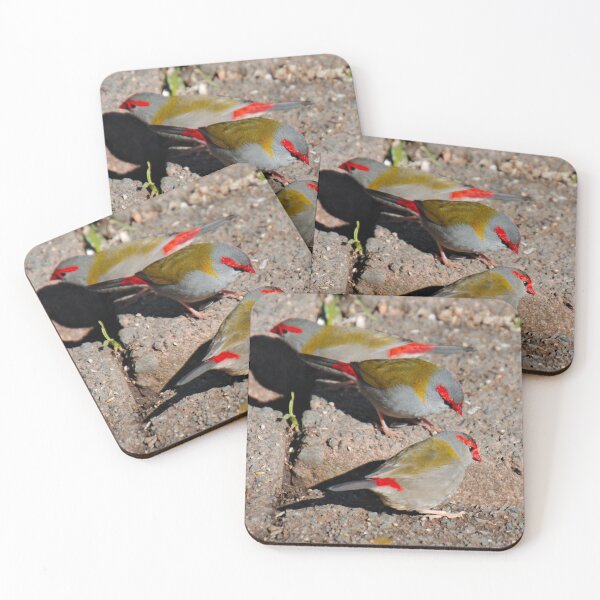 Item preview, FINCH ~ Red-browed Firetail DJIK77FF96G by David Irwin designed and sold by tasmanianartist.