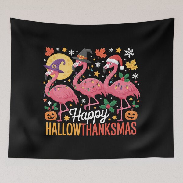 Item preview, Halloween Thanksgiving Christmas Happy HalloThanksMas designed and sold by tabdejinti.