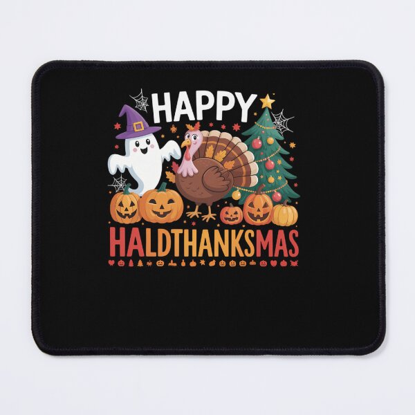 Item preview, Halloween Thanksgiving Christmas Happy HallowThanksMas designed and sold by tabdejinti.