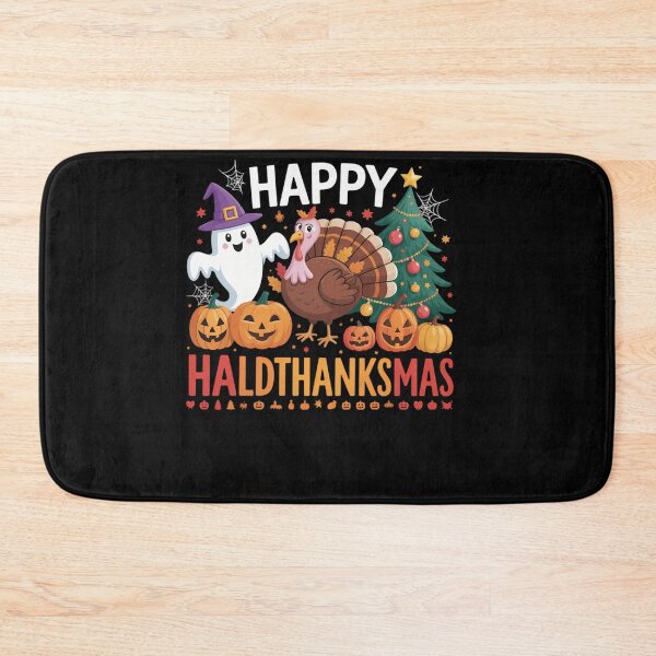 Item preview, Halloween Thanksgiving Christmas Happy HallowThanksMas designed and sold by tabdejinti.