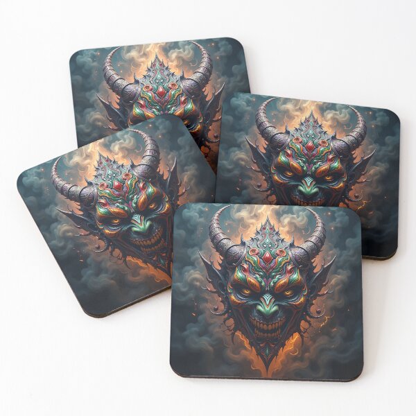 Item preview, Demon Mask designed and sold by GalleryBrisArt.