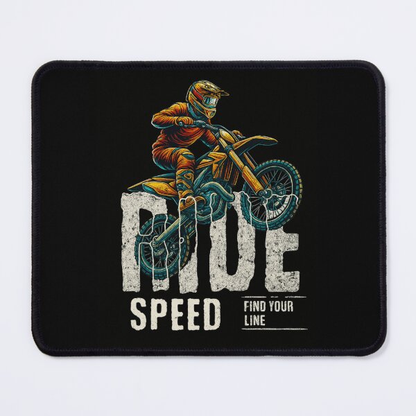 Item preview, Motocross Dirt Bike Shirt - RIDE SPEED Braaap - Retro Supercross Rider Gift designed and sold by SoulFlex.