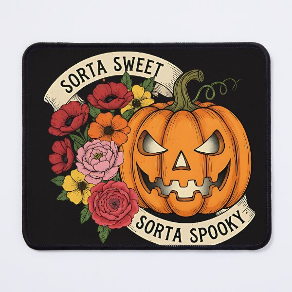 Item preview, Sorta Sweet Sorta Spooky Shirt – Cute Floral Pumpkin Halloween Tee designed and sold by MefferR.