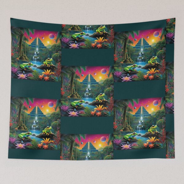 Item preview, Trippy Alien Worlds – Jungle Rave designed and sold by Tupcoolad.