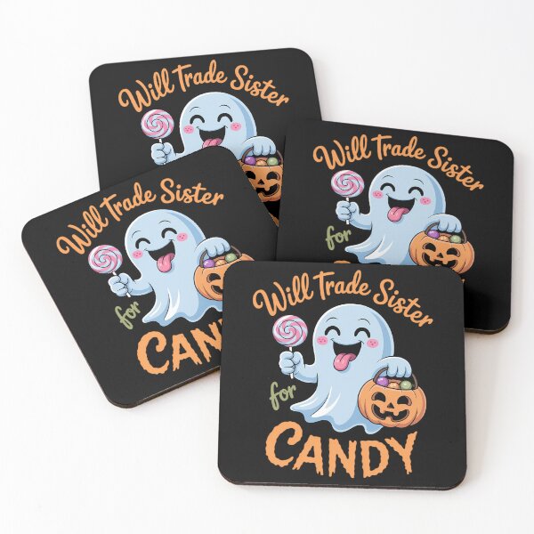Item preview, Halloween Will Trade Sister For Candy Ghost designed and sold by ticlitule.