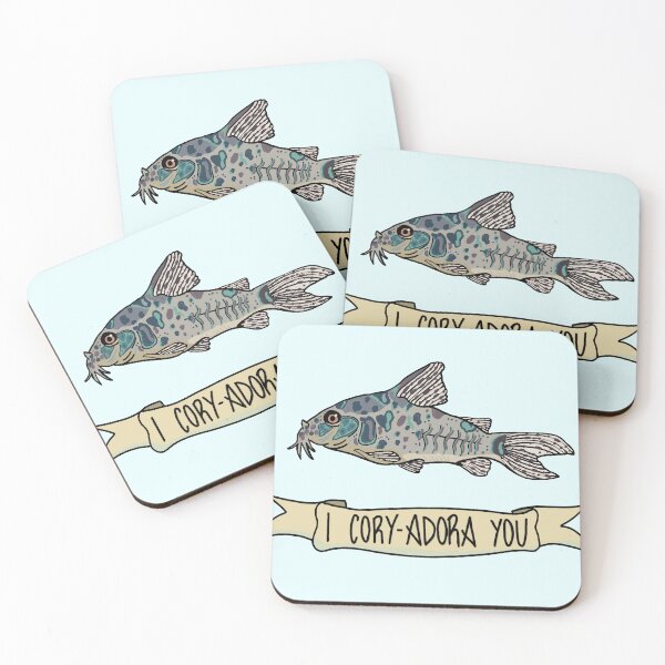 Item preview, I Cory-Adora You Cory Catfish Design designed and sold by Inappropriate Kitty Draws.