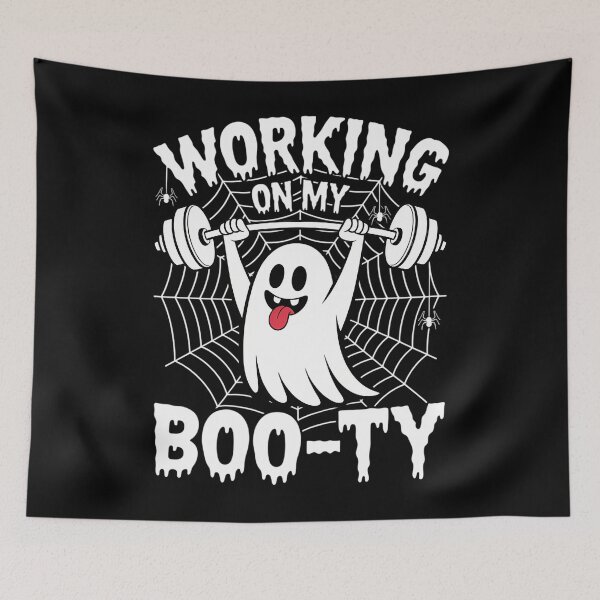 Item preview, Halloween Workout Gym Working On My Boo-Ty designed and sold by ticlitule.