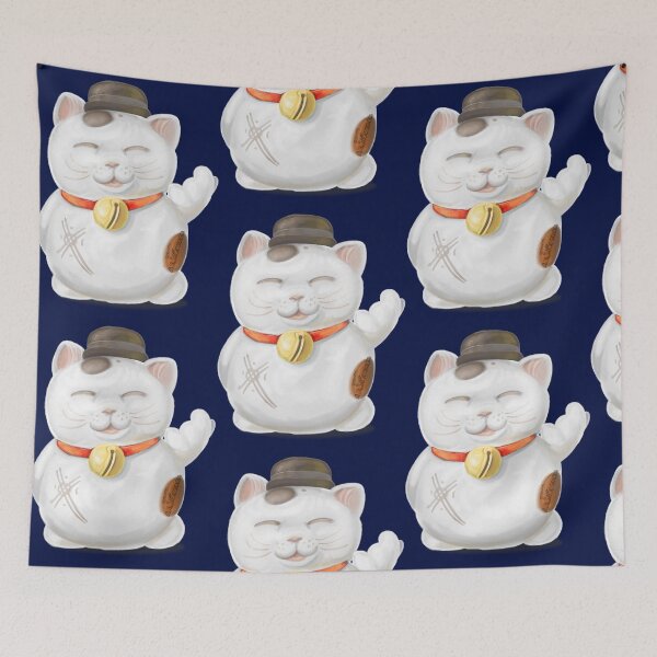 Item preview, Jason Momoa Maneki Neko, Painting designed and sold by SandraGloria.